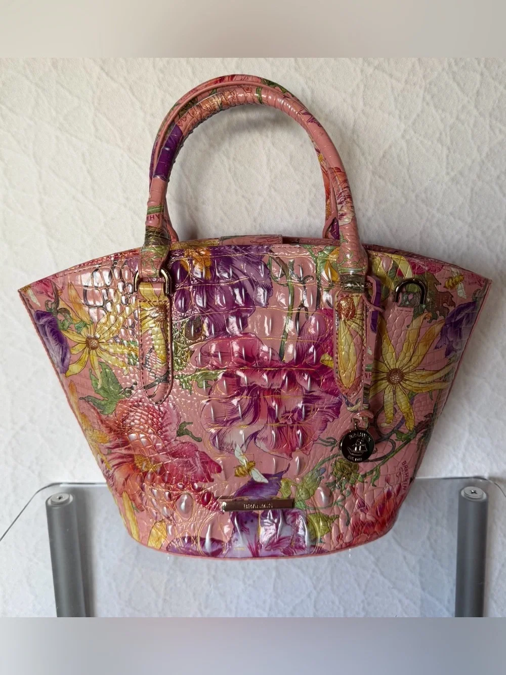 Gorgeous Brahmin Jenny perennial Shoulder Bag NWT flowers Botanical FLoral FIRM